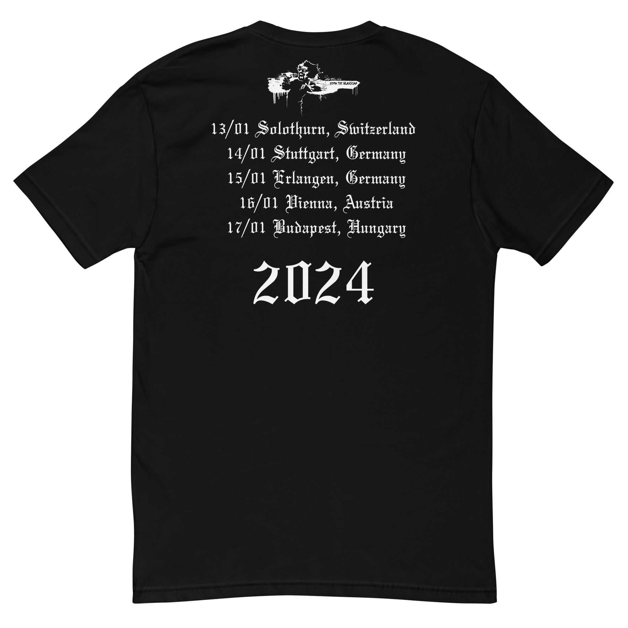 KTB Fury - Vienna - 2024 Euro Dates - Short Sleeve T-shirt